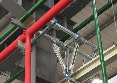 岢岚该抗震支架的整体式支吊架结构协调性好